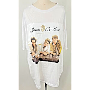 Jonas Brothers 3x‎ Plus Size Fan Album Concert T-shirt Vines Lines and Trying